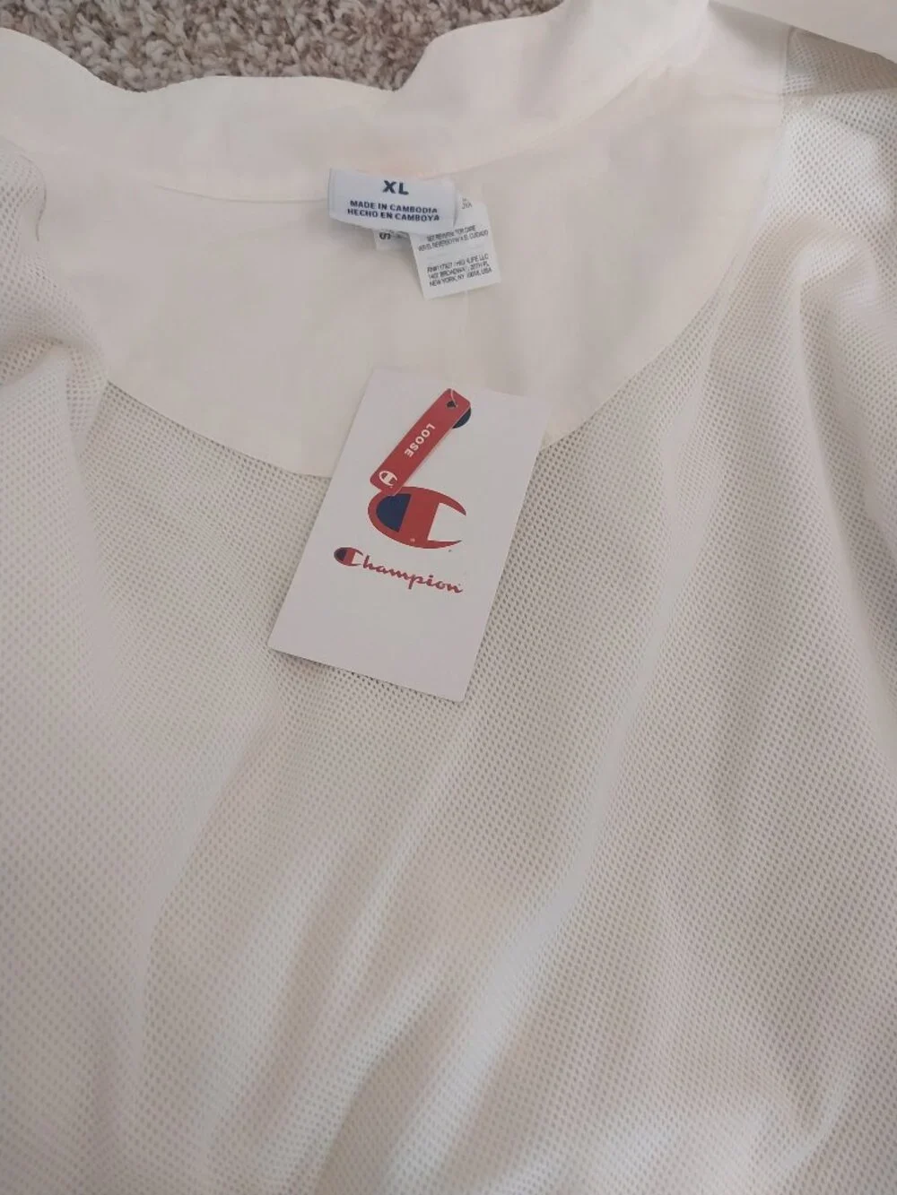 Champion Women's Game Day Full Zip Top - Cream - Various Sizes - Picture 4 of 4